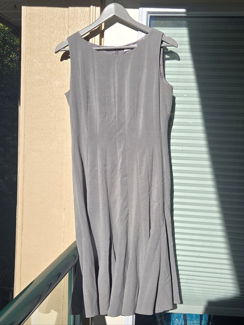 Calvin Klein Gray Sleeveless Dress Size M